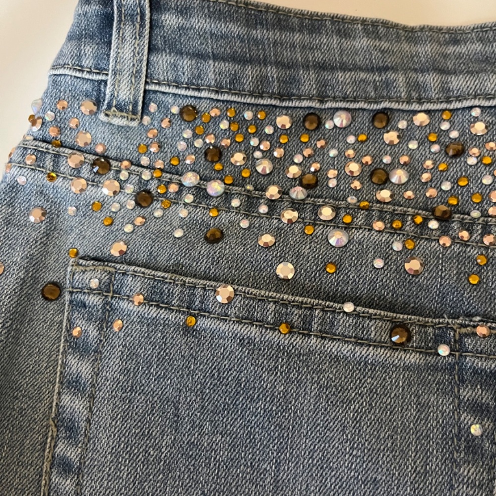 Boston Proper size 6 embellished jeans - Picture 5 of 12